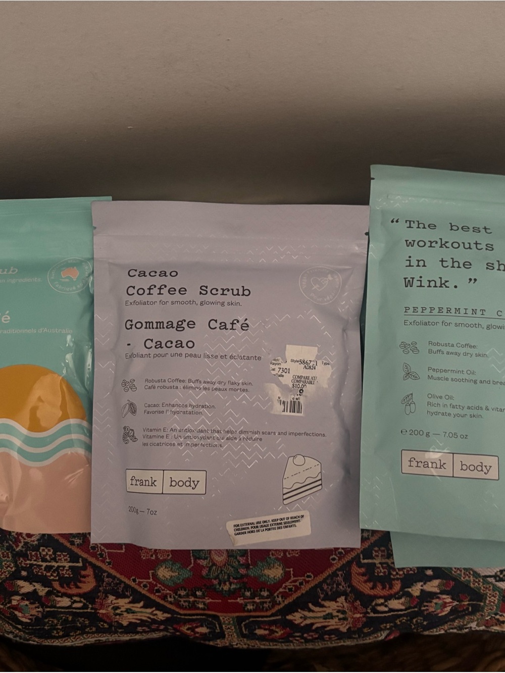 Frank body coffee scrubs